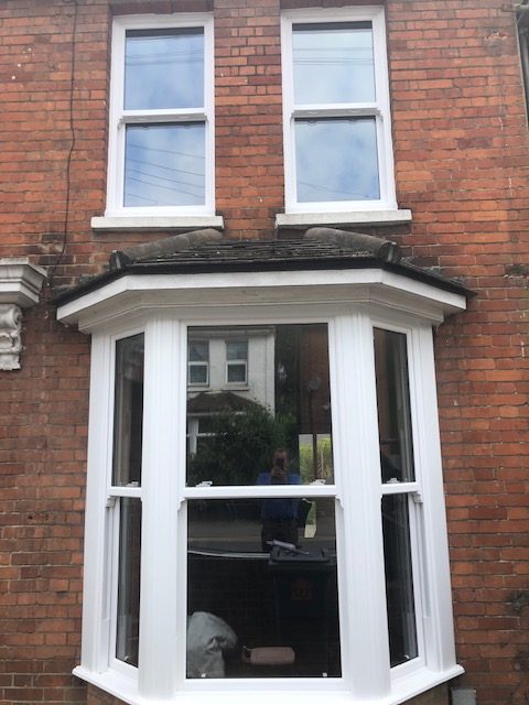 UPVC Vertical Sash Bay Window
